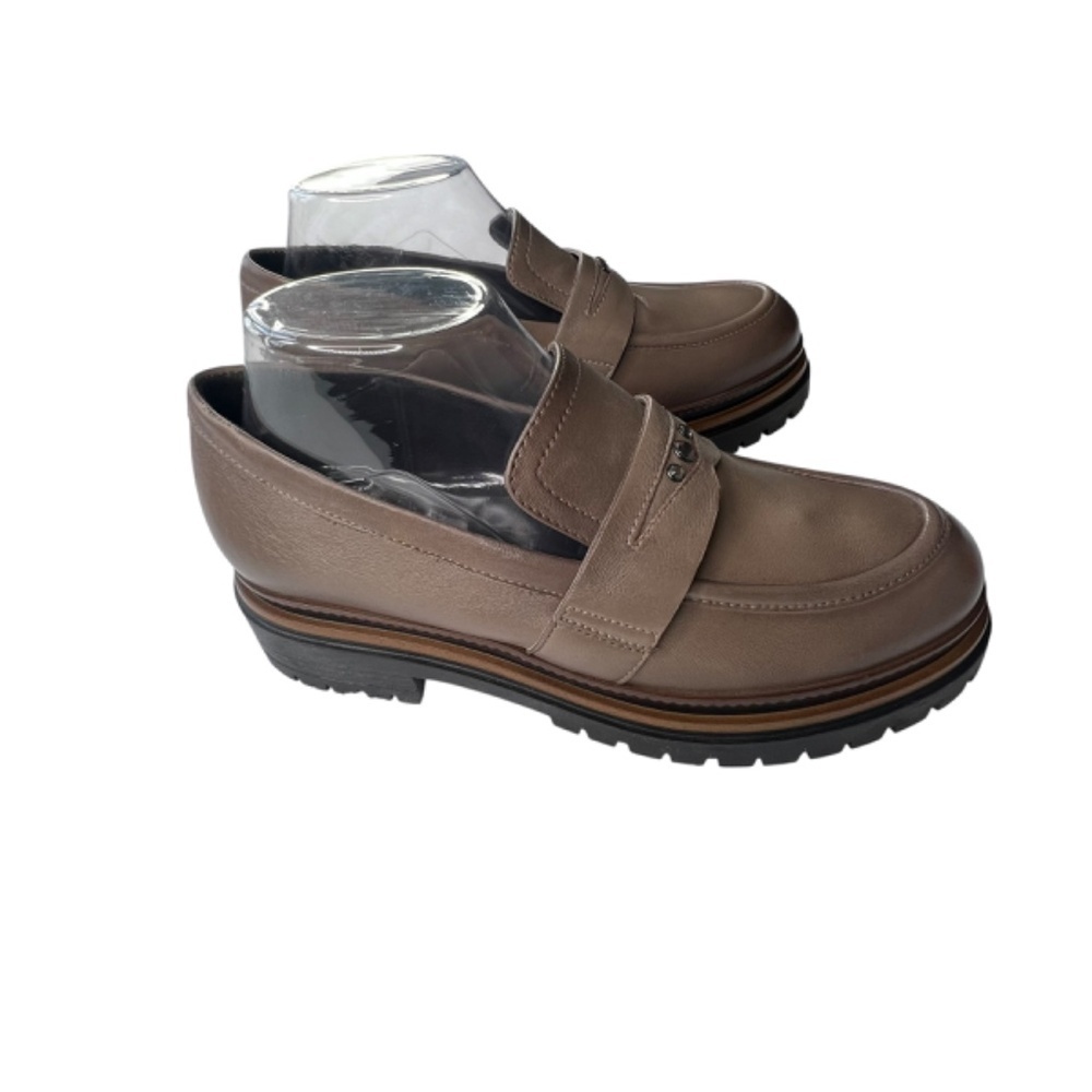 Miz Mooz Leather Loafers - Damian Taupe EU 39 (US 8.5-9) - Picture 6 of 11